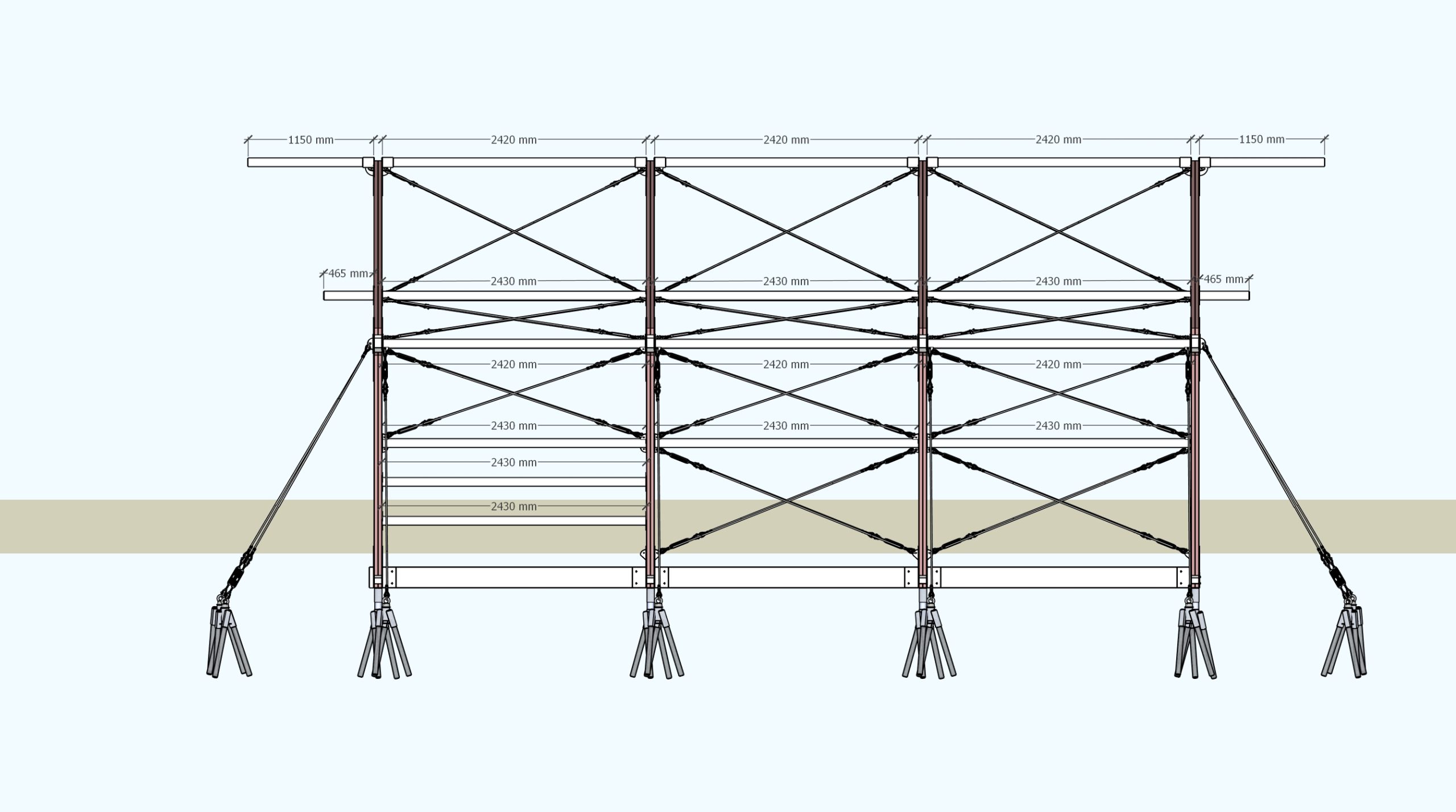 Elevation Bracing Spans