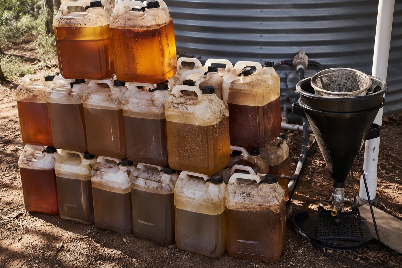 Generated illustration biofuel