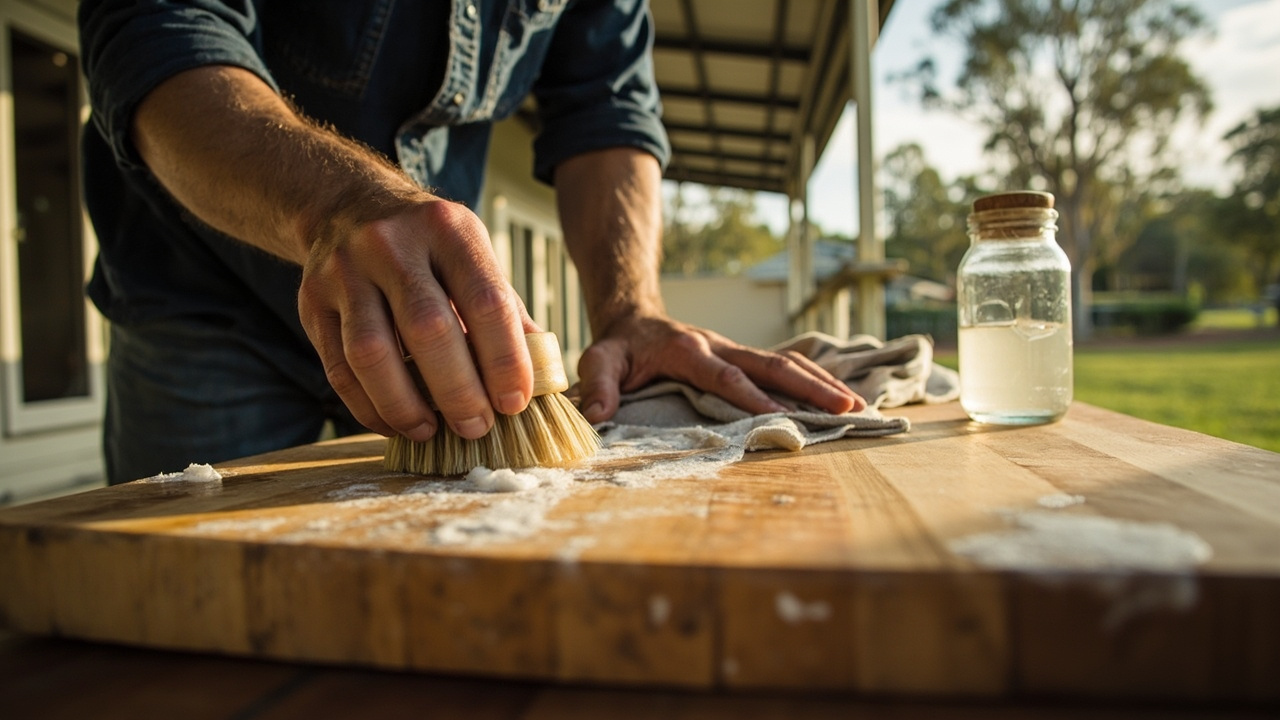 Sanitation: No Bullshit — Butcher Block Care: Off-Grid Aussie Style