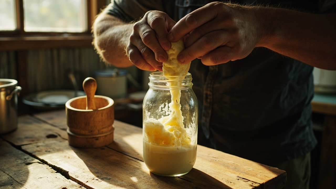 Churning Butter by Hand — Butter Churning: Off-Grid Aussie Guide