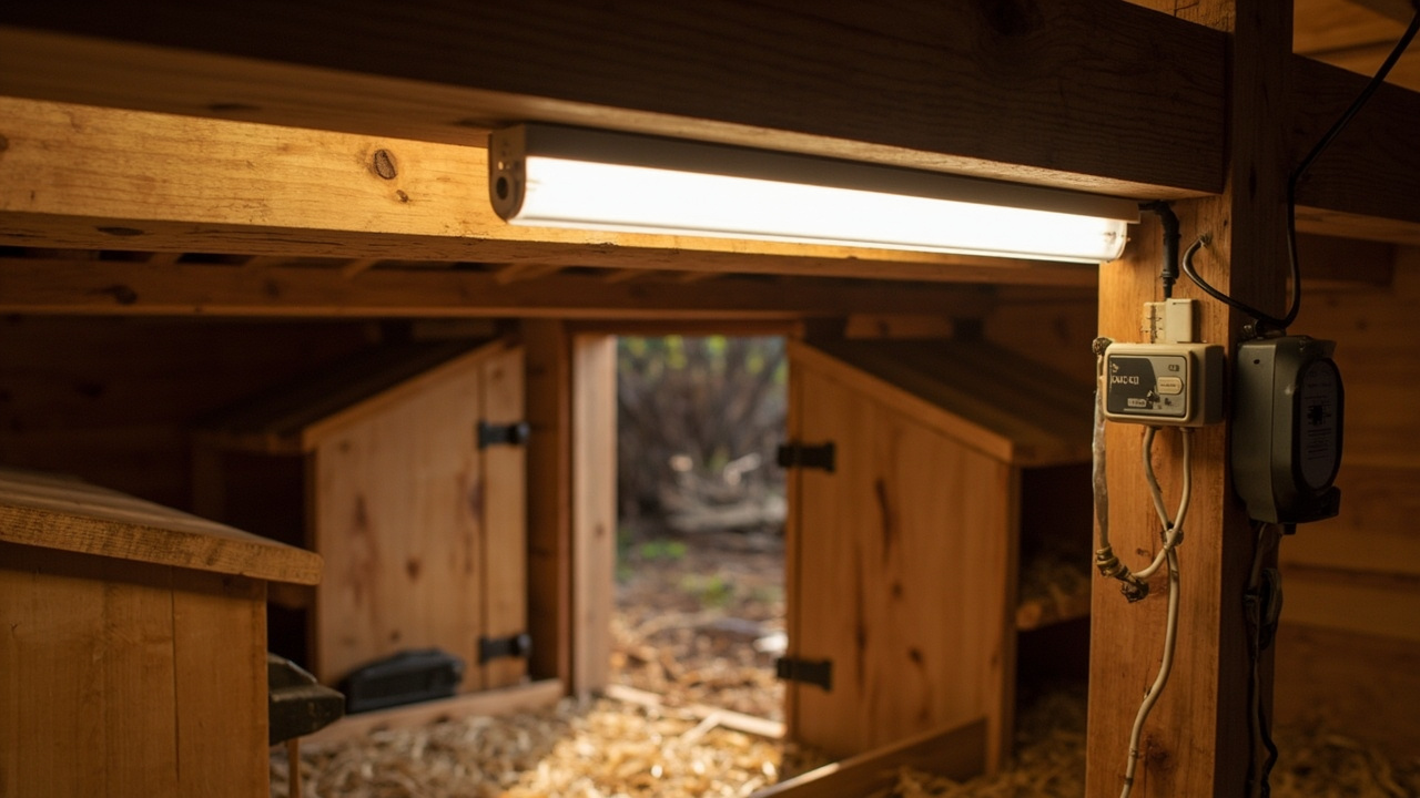 Lighting: Fix It Once, Forget It — Chicken Egg Production: Off-Grid Aussie Guide