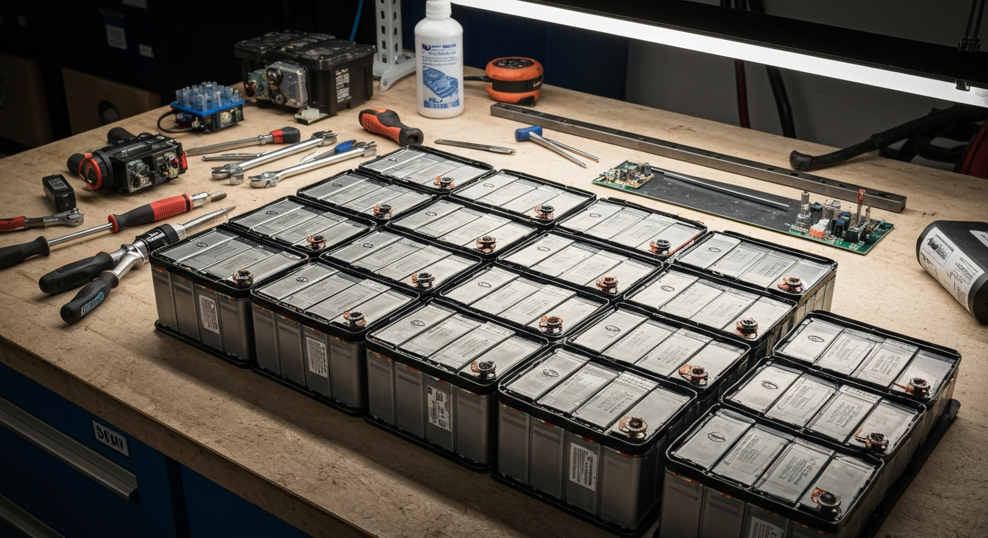 DIY 48V Battery from Nissan Leaf Cells
