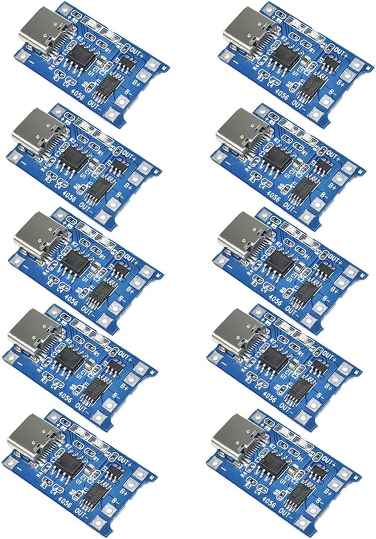 TP4056 USB-C charger (10-pack)