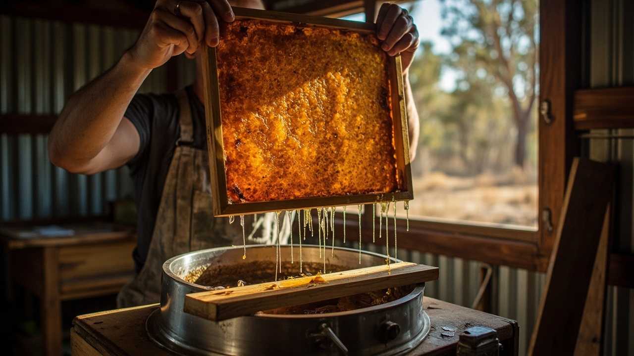 Extraction: Get the Honey Out — Honey Processing: Off-Grid Aussie Style