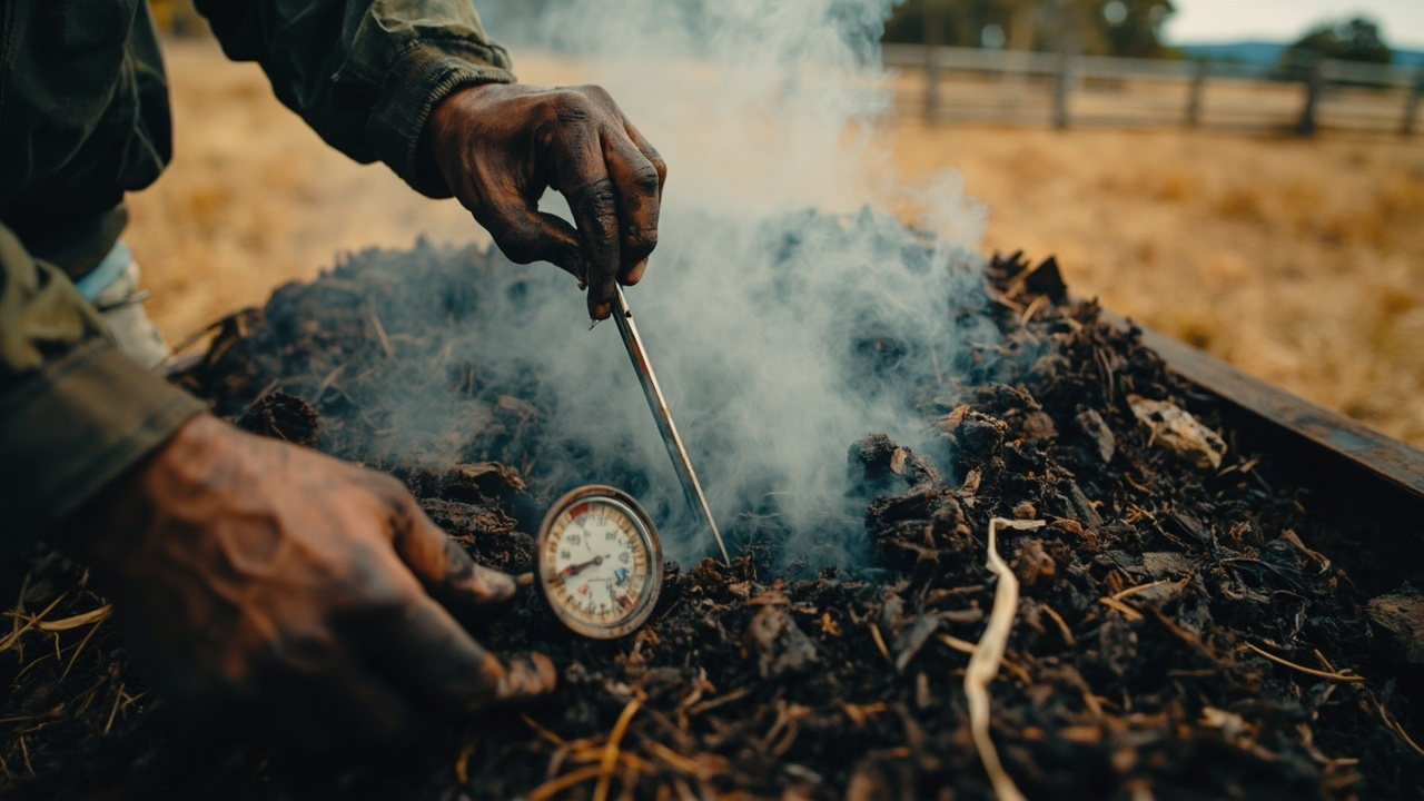 How to Hit Thermophilic Temperatures (55°C+) — Hot Composting: Australian Off-Grid Black Gold in Weeks