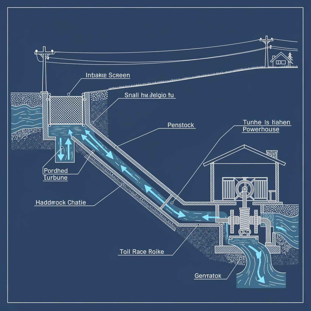 Hydroelectric power components