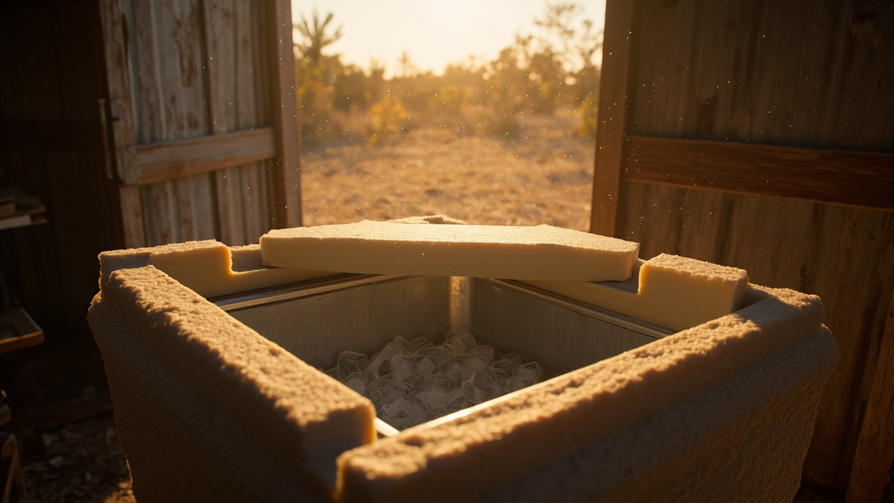 Thermal Ice Storage: Cutting Heat Leak After Sundown — Off-Grid Ice Making in Australia: Solar Solutions, Design & Costs (2026)