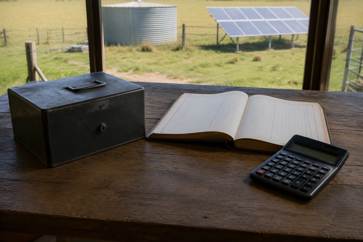 Generated illustration for off-grid-banking