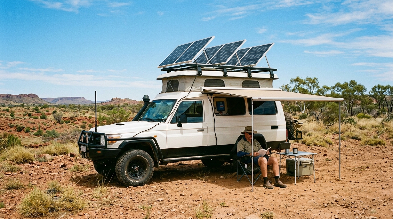 rv solar setup fulltime living