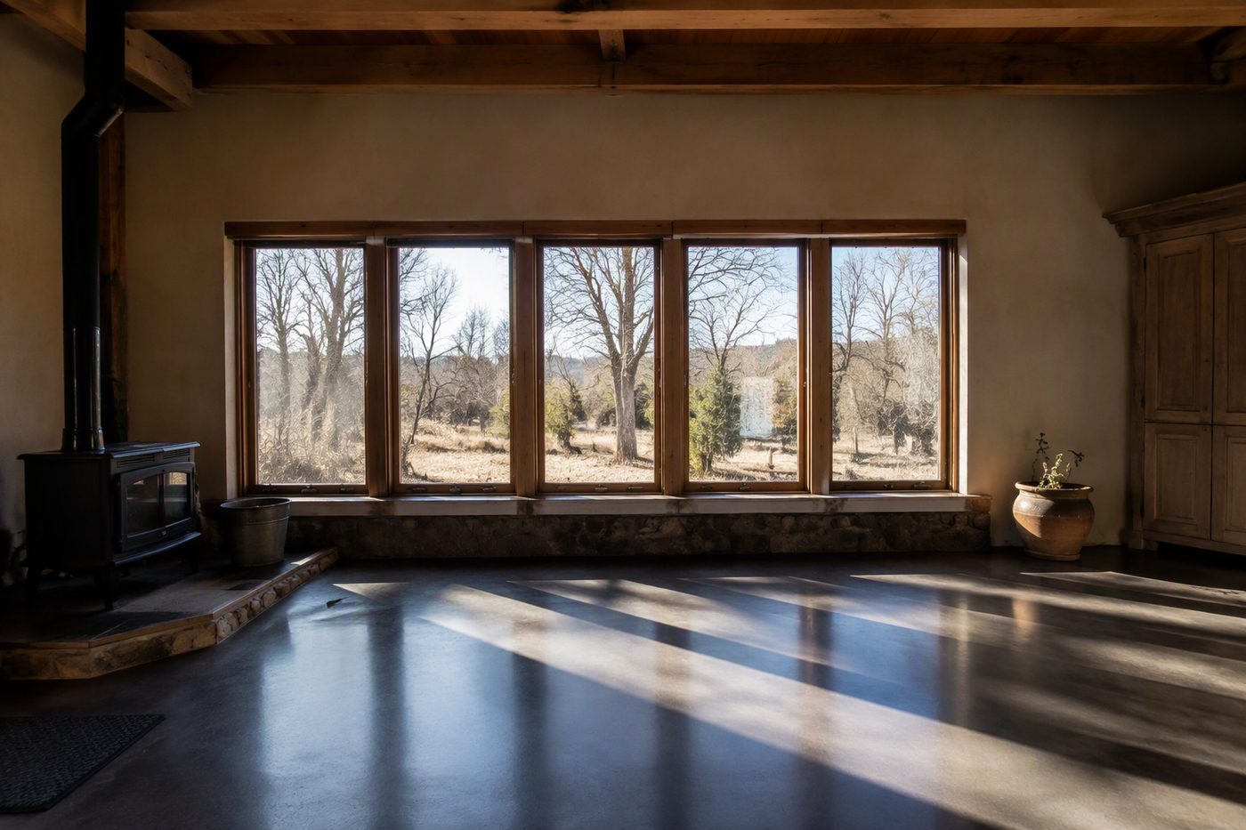 Generated illustration for passive-solar