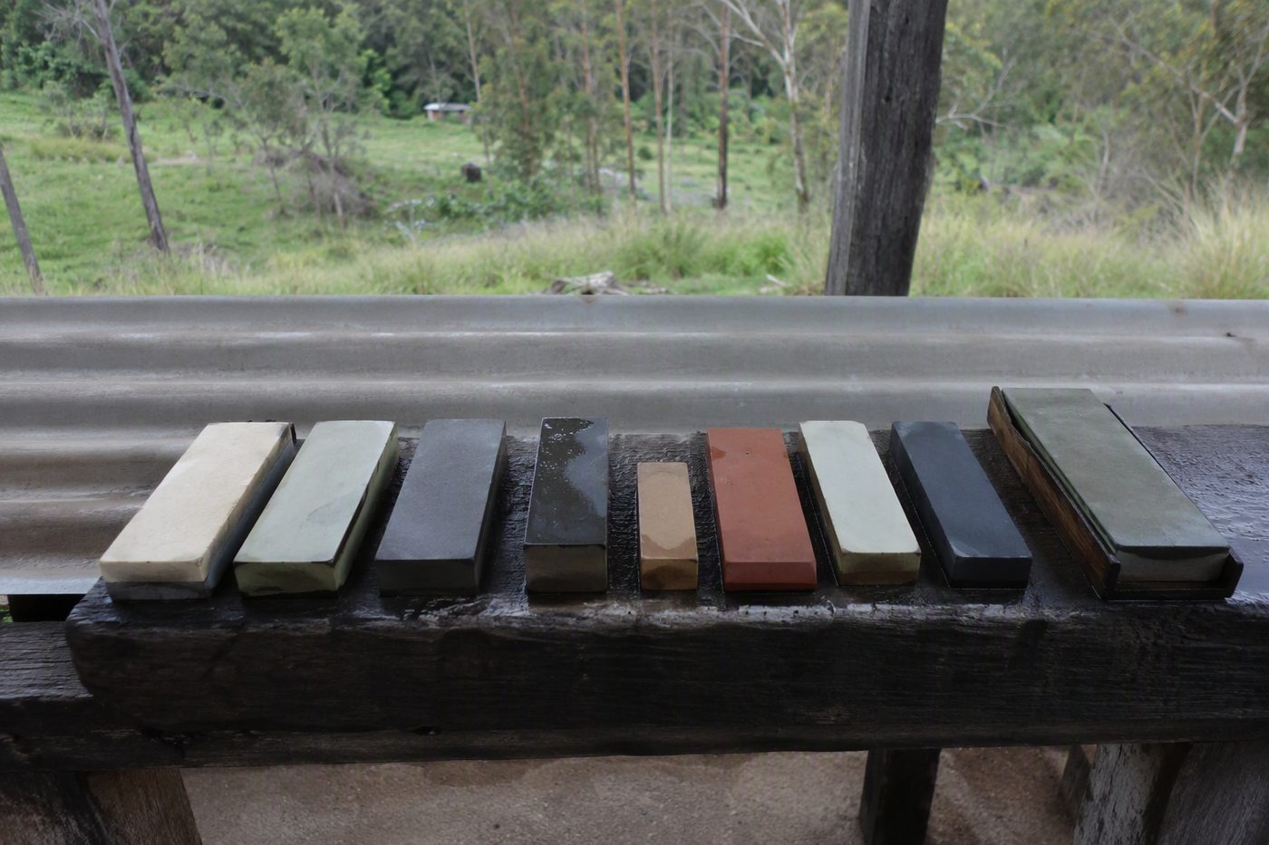 Generated illustration sharpening station setup