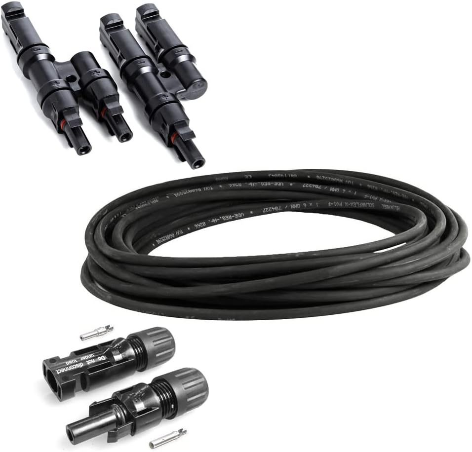 Solar connectors and cable