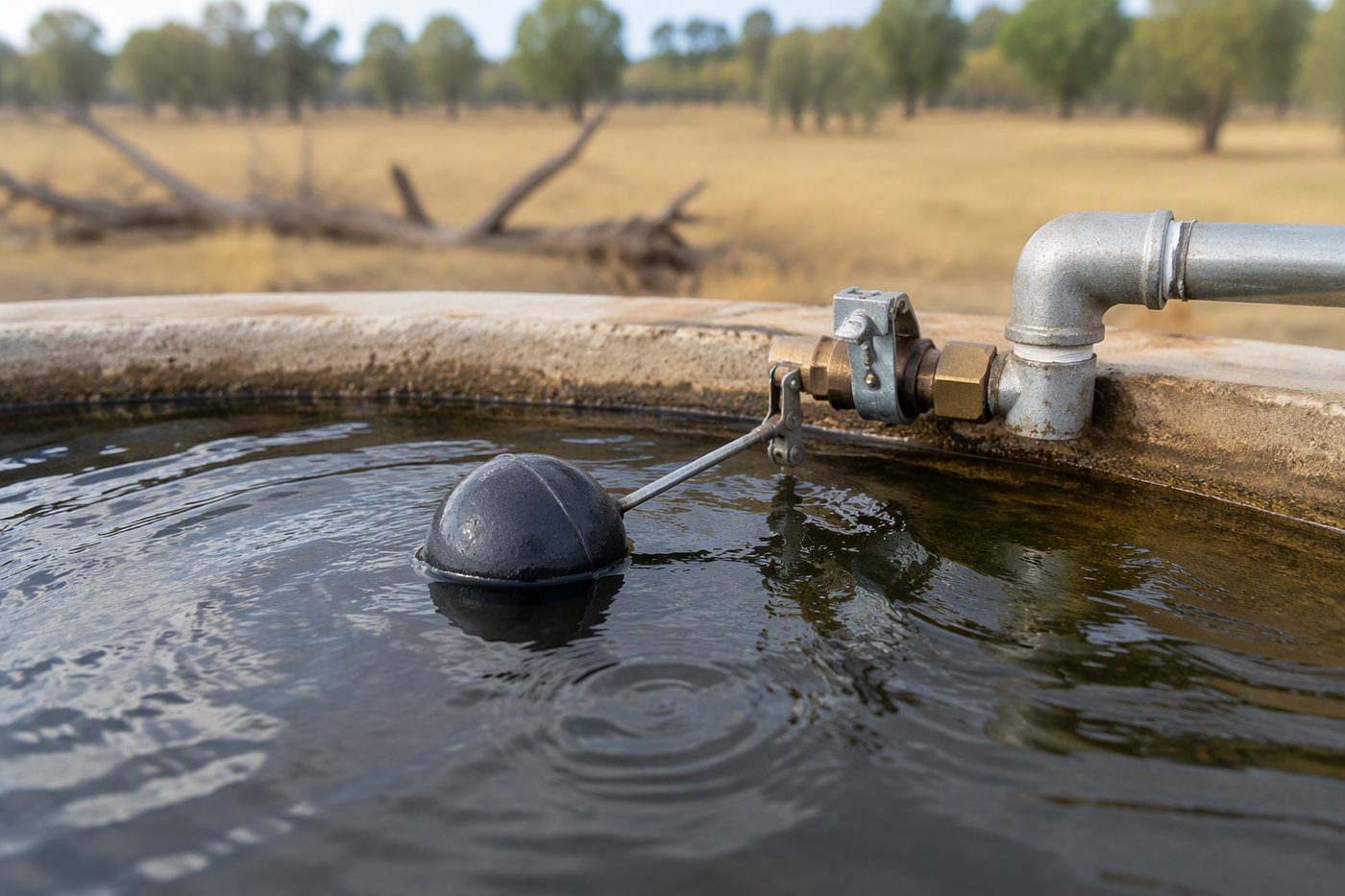 Generated illustration stock grid water system