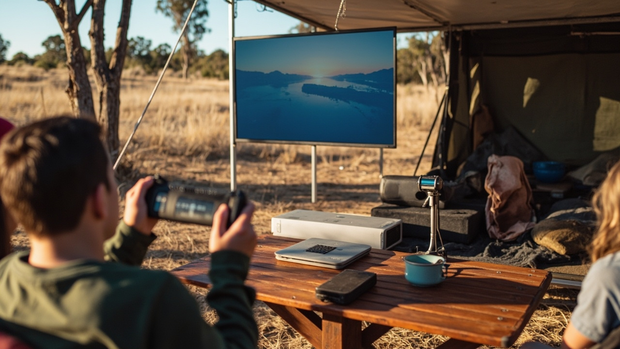 Off-Grid Entertainment: Solar TVs, Projectors & Portable Gaming