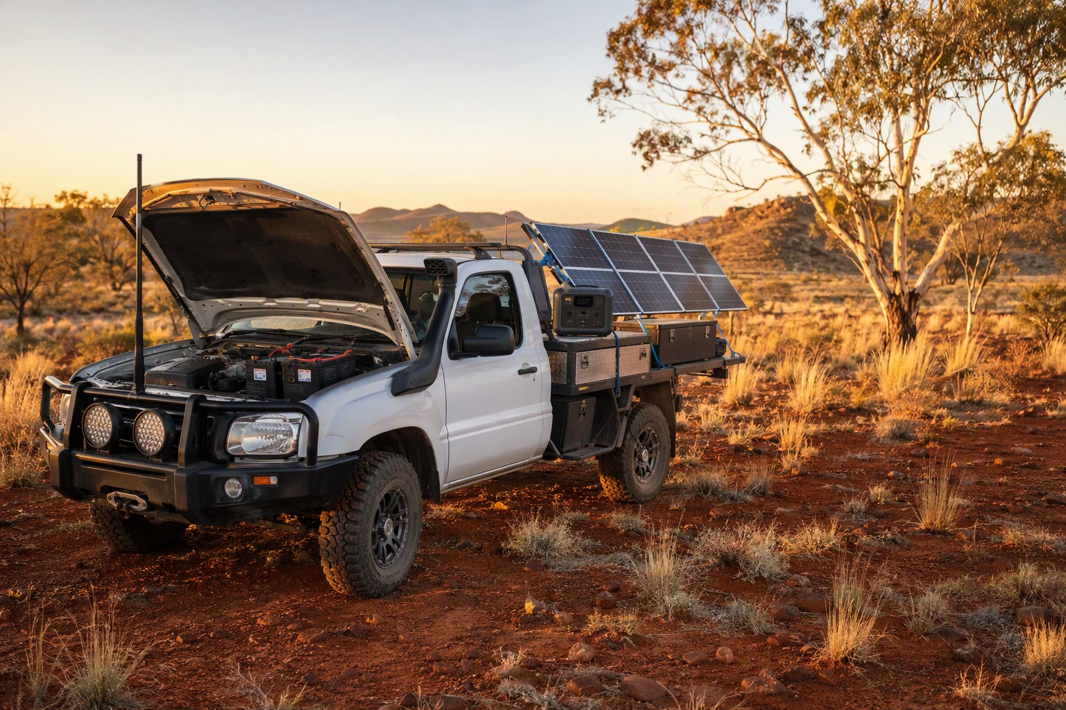 Off-Grid Vehicle Power: Dual Battery Systems, Portable Power Stations, Inverters & Solar Panels